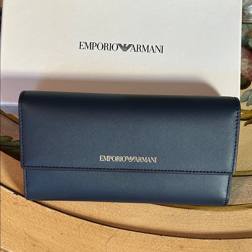 Emporio Armani Continental Vacchetta Wallet